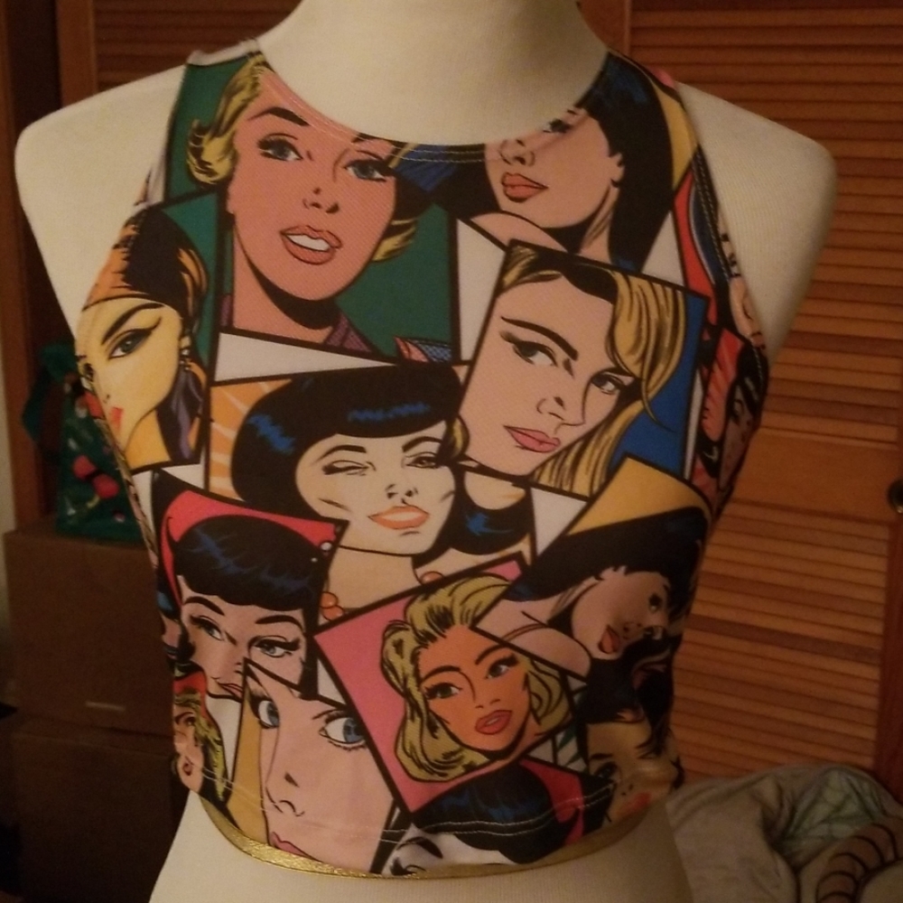 Pop Art Crop Top